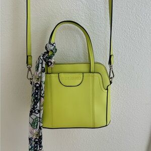 Steve Madden Bevelyn Convertible Crossbody Bag in Lime Green